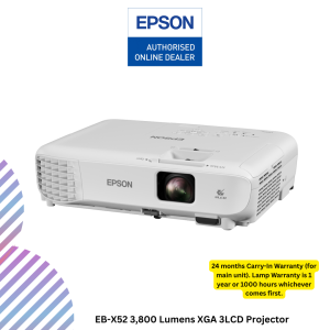 inc - 2026-08-05T130707.349 Epson EB-X52 3,800 Lumens XGA 3LCD Projector